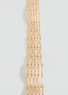 Mango Teen Collier Ras-de-cou Or - Fille - Taille Unique -