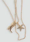 Mango Teen Combined Necklace Pack Gold