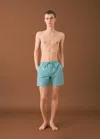 Mango Teen Cord Plain Swimming Trunks Pastel Green In Pastel Green