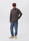 Mango Teen Polo Basique Coton Gris Anthracite - Garçon - Xl -