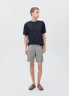 Mango Teen Cotton Pyjama Shorts Pack Navy In Navy