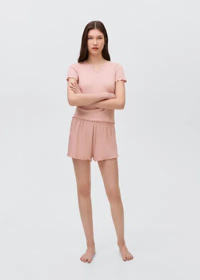 Mango Teen Pyjamas Pastel Pink