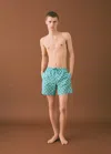 Mango Teen Crab-print Swimsuit Pastel Green In Pastel Green