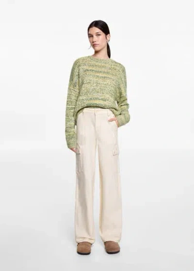 Mango Teen Jeans Ecru