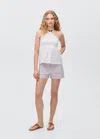 Mango Teen Shorts Lilac In Lilac