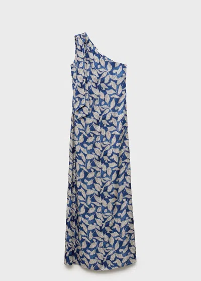 Mango Teen Dress Dark Navy