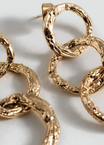 Mango Teen Earrings Gold