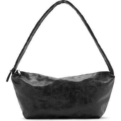 Mango Teen Faux Leather Shoulder Bag In Black