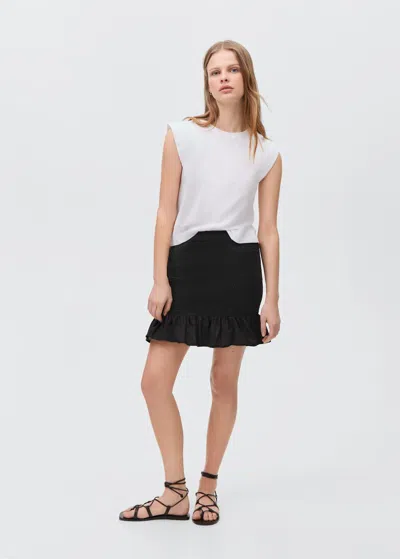 Mango Teen Skirt Black