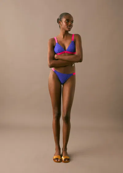Mango Teen Bikini Bleu Marine Foncé - Fille - L -