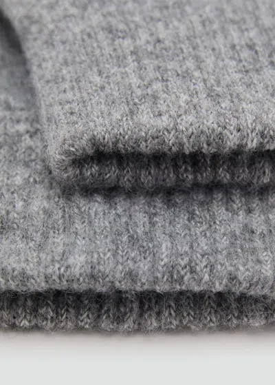 Mango Teen Gloves Grey In Gray