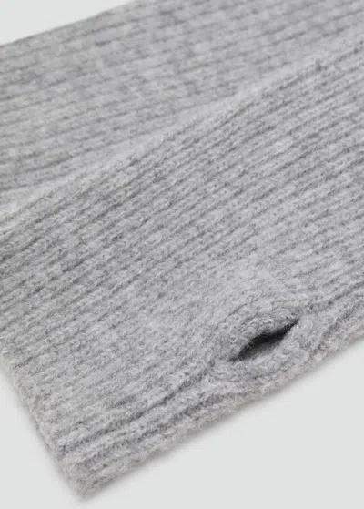 Mango Teen Gloves Grey In Gray