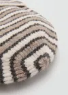 Mango Teen Hat Brown In Brown