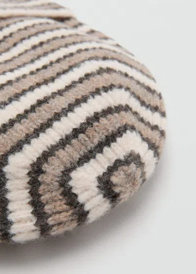 Mango Teen Hat Brown