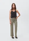 Mango Teen Studded Culotte Jeans Pastel Green