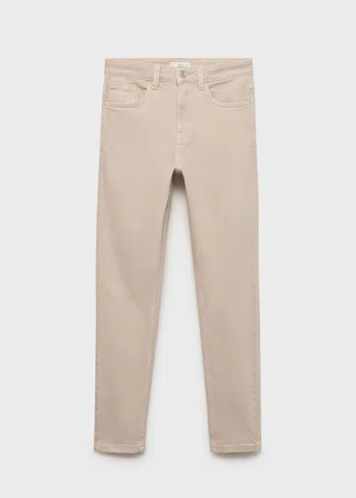 Mango Teen Jeans Beige In Sand