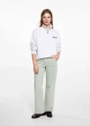Mango Teen Jeans Pastel Green In Pastel Green