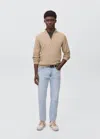 Mango Teen Knitted Sweater With Perkins Neck