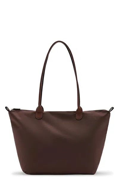 Mango Teen Large Shopper Tote In Brown