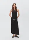 Mango Teen Long Knitted Dress Black