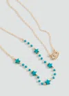 Mango Teen 2 Pack Of Necklaces Gold