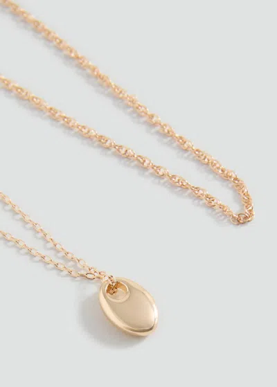 Mango Teen 2 Pack Of Necklaces Gold