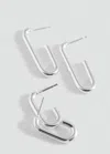 Mango Teen Lot 2 Paires De Boucles D'oreilles Argent - Fille - Taille Unique -