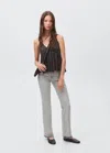 Mango Teen Low-waist Flared Jeans Denim Grey