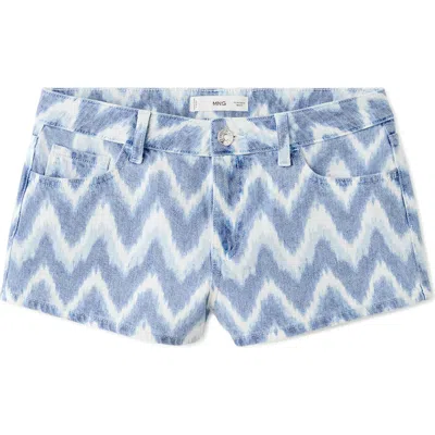 Mango Teen Micro Fit Low Waist Jeans In Blue