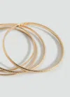 Mango Teen Pack Of 4 Bracelets Gold