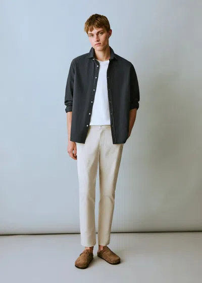 Mango Teen Cotton Chinos Ice Grey