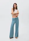 Mango Teen Cotton Jogger-style Trousers Green