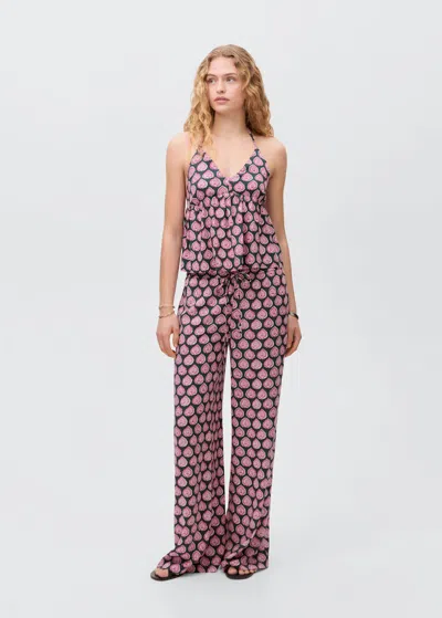 Mango Teen Trousers Dark Green In Vert Foncé
