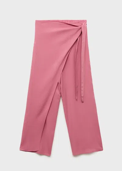 Mango Teen Pareo Trousers Pink