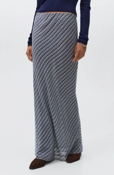 Mango Teen Print Maxi Skirt In Multi