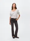 Mango Teen V-neck Knit Sweater Light Heather Grey In Gray