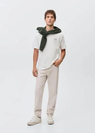 Mango Teen Regular-fit Jeans Grey