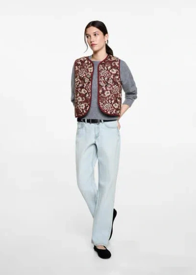 Mango Teen Jean Regular-fit Bleu Clair - Fille - Xxs -