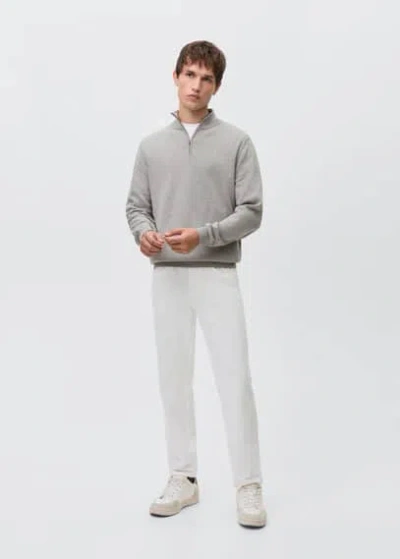 Mango Teen Regular-fit Jeans White