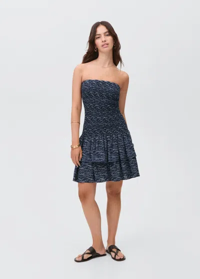Mango Teen Ruffled Printed Dress