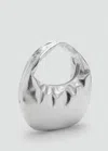 Mango Teen Sac À Main Métallisé Argent - Fille - Taille Unique -  In Silver