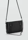Mango Teen Sac Porté Épaule Simili-cuir Noir - Fille - Taille Unique -  In Black