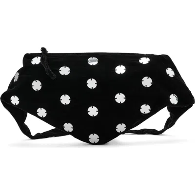 Mango Teen Sequin Shoulder Bag In Black