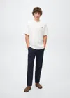 Mango Teen Short-sleeved Printed T-shirt Off White