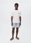 Mango Teen Short-sleeved Printed T-shirt Off White