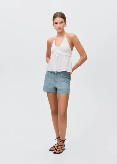 Mango Teen Shorts Blue