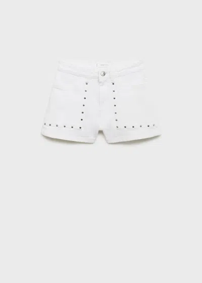 Mango Teen Shorts Off White