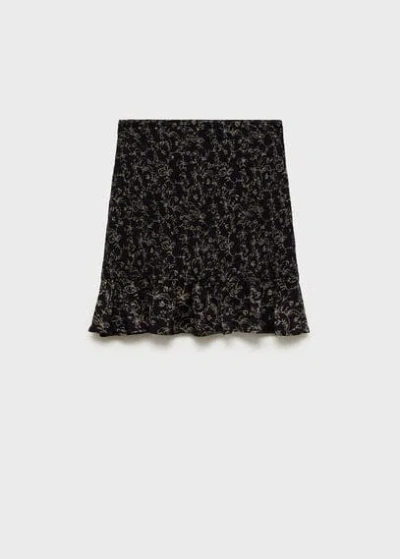 Mango Teen Skirt Black