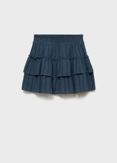 Mango Teen Skirt Dark Navy