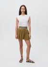 Mango Teen Skirt Olive Green In Olive Green